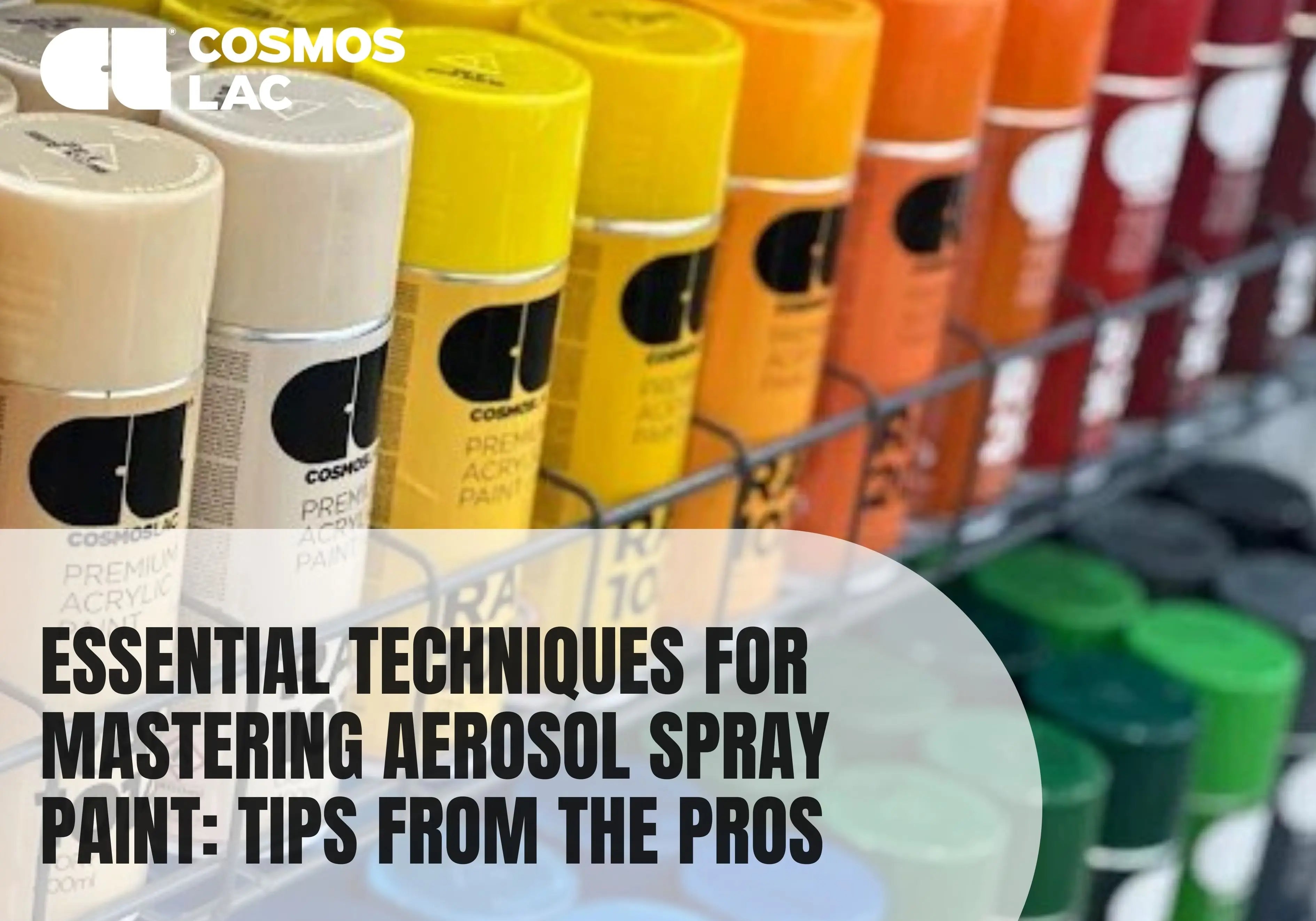 Professional RAL aerosol collection featuring colour-coded cans for precision furniture restoration and serious DIY work