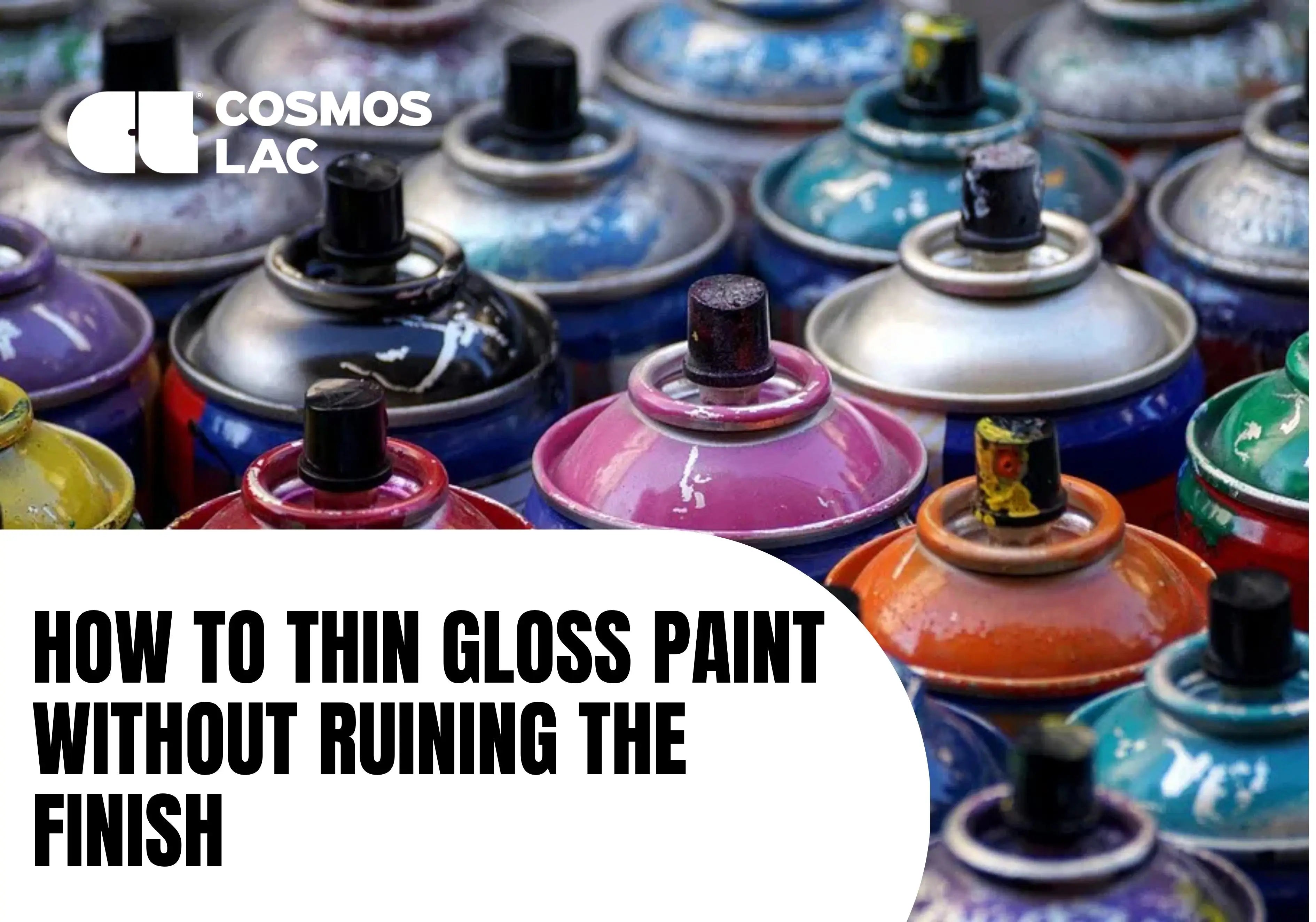 How to Thin Gloss Paint for Spraying Without Ruining the Finish