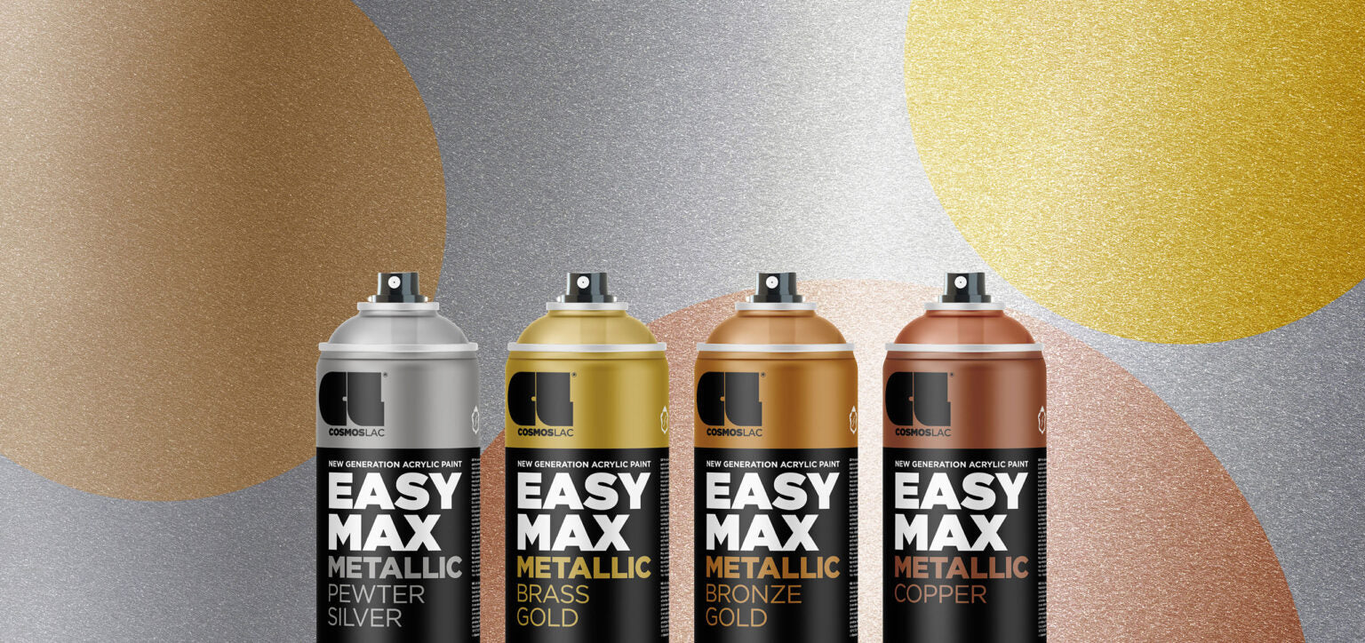 Elevate Your Creations with COSMOSLAC Metallic Spray Paint